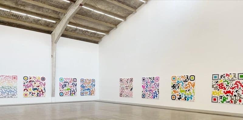 创意二维码案例：意大利艺术家的最新二维码艺术展览！