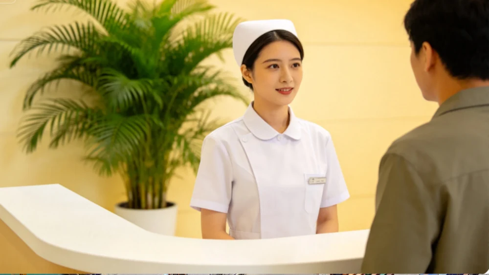 How does a hospital turn health guidance into a QR code?